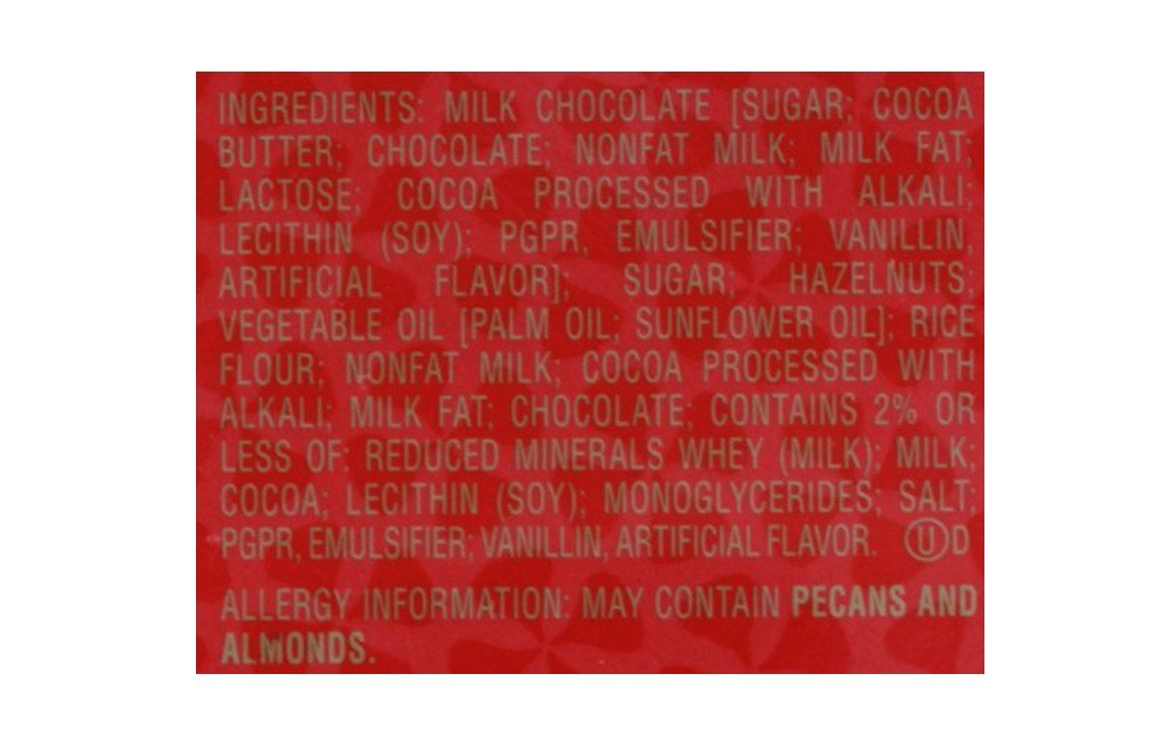 Hershey's Kisses Deluxe Hazelnut Chocolates    Box  155 grams